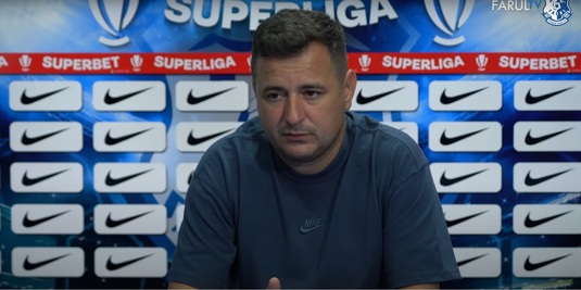 "Toate momentele au fost de partea lor". Zicu nu s-a abţinut după eşecul suferit de Farul, cu U Cluj: "Am fost dezavantajaţi"