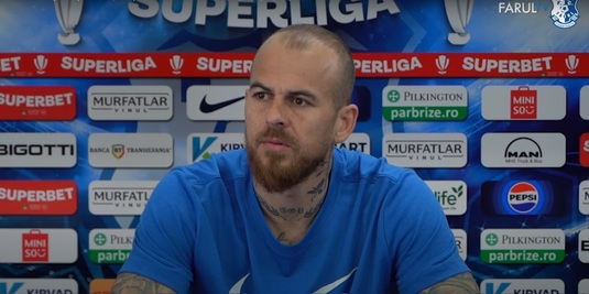 Denis Alibec i-a "distrus pe toţi" după FC Argeş - Farul 1-0: "Nu am mai văzut de mult aşa ţărănie"