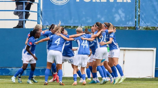 Farul Constanţa, campioană a României pentru al treilea an la rând, la fotbal feminin