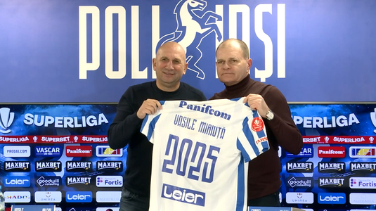 OFICIAL | Vasile Miriuţă a fost prezentat astăzi în Superliga. Prima reacţie a antrenorului după semnarea contractului