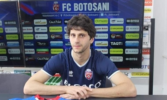 Fabbrini, prezentat oficial la FC Botoşani: ”Un nou început. A fost alegerea mea să vin în România”