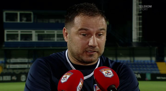 VIDEO | Marius Croitoru, nemulţumit după 2-2 cu Viitorul: "Nu sunt bucuros. Nu au ajuns la poartă în prima repriză"