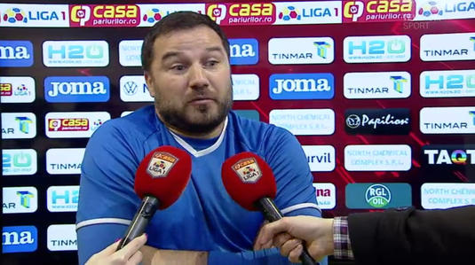 VIDEO | Marius Croitoru a dat vina pe arbitraj pentru înfrângerea cu Astra: "Am avut gol valabil, am avut penalty"