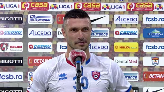 Reacţia lui Alexandru Ţigănaşu, după ce a marcat golul carierei în meciul cu FCSB: "S-a dovedit şi în această seară că nu suntem degeaba în playoff"