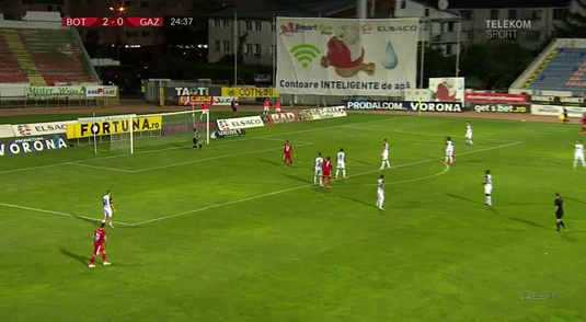 VIDEO | FC Botoşani s-a distrat cu Gaz Metan! Echipa lui Croitoru a câştigat cu 4-1, Chamed a fost eliminat