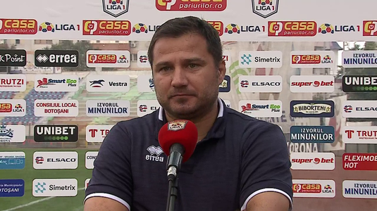 VIDEO | Marius Croitoru a anunţat plecare mai multor jucători de la Botoşani: "Asta a fost înţelegerea". A recunoscut că Târgovişte nu trebuia să primească roşu