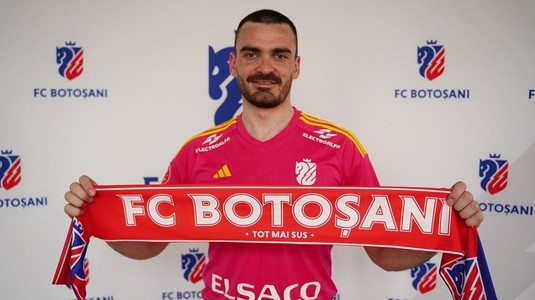 OFICIAL | FC Botoşani şi-a găsit portar! Un nou jucător pentru Valeriu Iftime, în lupta din zona retrogradării