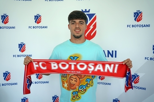 OFICIAL FC Botoşani a anunţat transferul lui Ştefan Bodişteanu