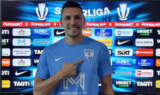 OFICIAL | FC Voluntari a transferat un fundaş argentinian. Cristian Paz a semnat cu echipa ilfoveană