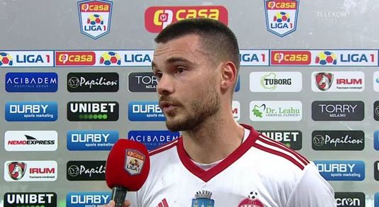 Omul meciului cu Dinamo, Karanovic recunoaşte: ”Ne-a ajutat eliminarea lui Dan Nistor!”