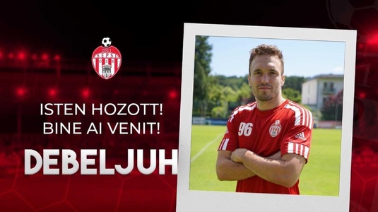 OFICIAL | Gabriel Debeljuh a lăsat-o pe CFR Cluj pentru Sepsi. Anunţul oficial