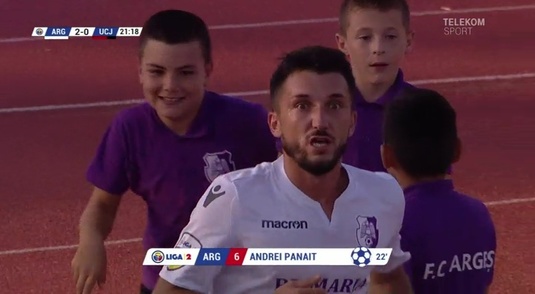 VIDEO | Andrei Panait e revelaţia Ligii a II-a. Mijlocaşul a marcat din nou pentru FC Argeş