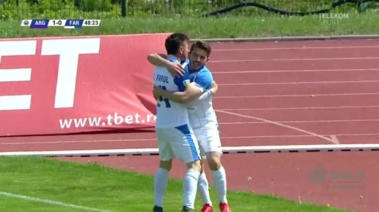 VIDEO | Victorie uriaşă obţinută de Farul la FC Argeş. Rafa Miranda a marcat unicul gol pentru constănţeni