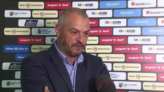 ULTIMA ORĂ | ”U” Cluj i-a reziliat contractul lui Cristi Dulca. Cine este favorit să-i ia locul