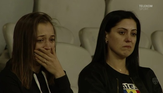 VIDEO | Fotbalul provoacă suferinţă şi printre femei. Imagini răvăşitoare surprinse pe un stadion din România