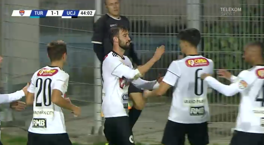 VIDEO | Ziua "X"-urilor în Liga a 2-a. Turris Turnu Măgurele - U Cluj s-a terminat la egalitate, scor 1-1