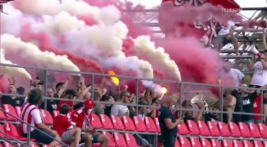 Atmosferă NEMAIÎNTÂLNITĂ în pandemie: „Sunt imagini de la stadion? E în direct?”. Cosmin Băleanu a rămas mut de uimire | VIDEO