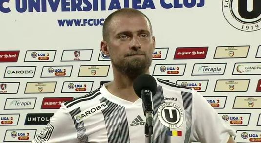 VIDEO | U Cluj - Ripensia 1-0. Gabi Tamaş a adus victoria "Şepcilor roşii", care au urcat pe locul 6 în clasament