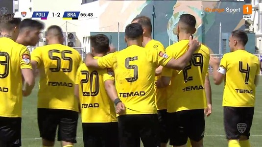 VIDEO | Pas uriaş către salvarea de la retrogradare. FC Braşov, victorie la Poli Timişoara, în manşa tur a barajului de menţinere în Liga 2