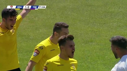 VIDEO | FC Braşov a rămas în Liga a II-a, după ce a câştigat barajul cu Poli Timişoara. Cum pot evita şi bănăţenii retrogradarea, în ciuda înfrângerii