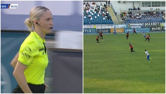 FOTO | Greşeală uriaşă de arbitraj în Liga 2. Jucătorul a marcat, dar asistenta a ridicat fanionul pentru un offside inexistent