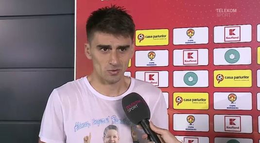 VIDEO | Gest superb al lui Fotescu! Cum a apărut fotbalistul de la Măgurele la interviuri