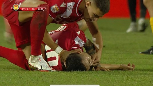 Cosmin Matei a fost inert pe gazon câteva secunde la meciul din Cupă: ”M-a lovit în spate, nu am putut să respir!”