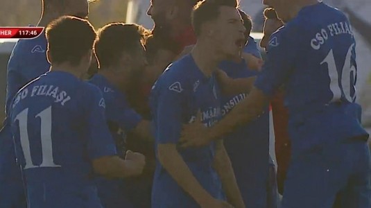 VIDEO | Filiaşi - Hermannstadt 2-2 (4-3) după loviturile de departajare. Surpriză în optimile Cupei României. Clubul din Liga 3 s-a calificat în sferturi