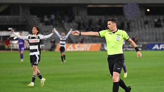 Arbitrul acuzat că „are antipatie” faţă de Universitatea Craiova a primit finala Cupei României! Va conduce meciul cu trofeul pe masă dintre olteni şi U Cluj