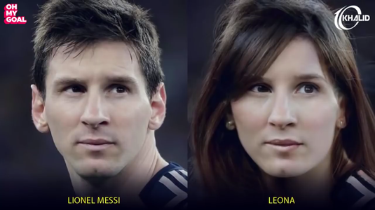 VIDEO INEDIT! Cum ar fi arătat Messi, Ronaldo sau Ibrahimovic dacă ar fi fost femei