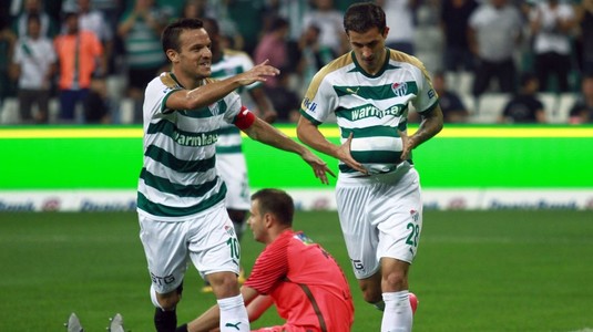 Bogdan Stancu a marcat un gol pentru Bursaspor într-un amical cu Altinordu, scor 3-2