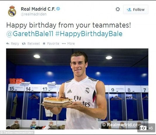 Real Madrid i-a luat tort lui Bale de ziua lui pentru a nu păţi precum Man City