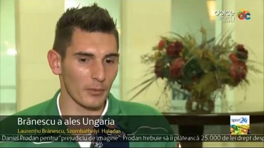 Prima reacţie a lui Brănescu după transferul în Ungaria. De ce nu a mai ajuns la Dinamo