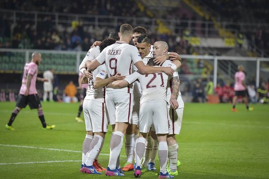 VIDEO | AS Roma a învins US Palermo, scor 3-0, şi a revenit pe locul doi în Serie A, la opt puncte în urma liderului Juventus. Cum arată clasamentul