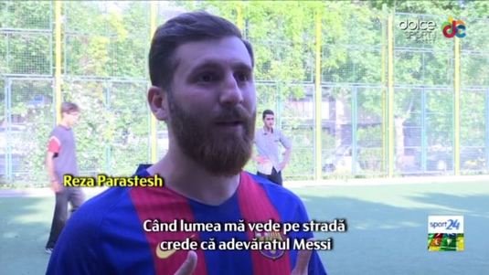 Messi are o sosie în Iran: "Când merg pe stradă, lumea crede că adevăratul Messi a venit la noi în ţară" VIDEO