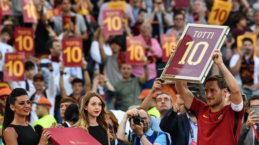 Olimpico, inundat de lacrimi! Francesco Totti: "Acum, am nevoie eu de voi!" Ce le-a transmis "Il Capitano" fanilor VIDEO