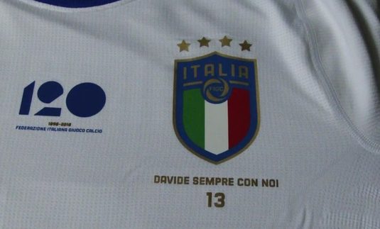 VIDEO - FOTO | ”Sempre con noi”. Naţionala Italiei va juca amicalul cu Argentina cu tricouri dedicate lui Davide Astori