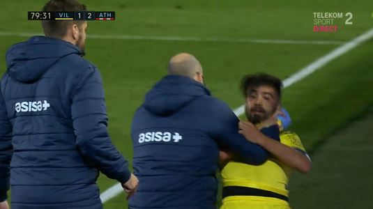 VIDEO | Moment incredibil în La Liga! De ce medicul echipei lui Villarreal a încercat să-l pună cu forţa la pământ pe Jaume Costa 