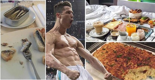 Meniul senzaţional al lui Cristiano Ronaldo! FOTO | Ce mănâncă starul Realului pentru a rămâne în top şi la 33 de ani