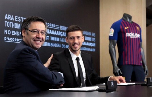 Barcelona l-a prezentat oficial pe Clement Lenglet: "Am venit la cel mai mare club din lume!"