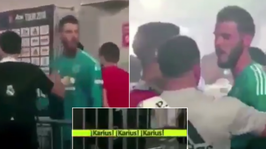 VIDEO | "Karius! Karius!" De Gea, ironizat de jucătorii Realului după meciul de la International Champions Cup