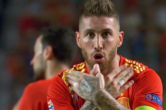 FOTO & VIDEO | Gest de neînţeles! Sergio Ramos a marcat şi a sărbătorit ca Shaqiri şi Xhaka 