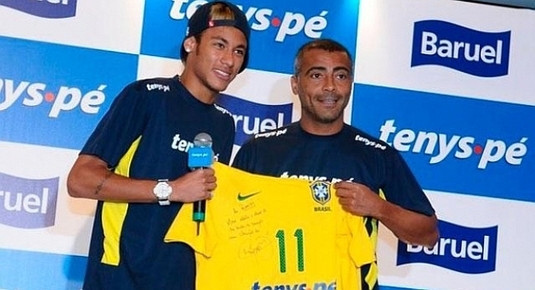 Neymar îl susţine pe Romario la alegerile pentru postul de guvernator al statului Rio de Janeiro
