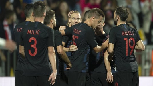 Croaţia, vicecampioana mondială, a învins Iordania, scor 2-1, în meci amical