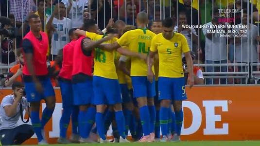 VIDEO | Victorie dramatică obţinută de Brazilia în amicalul cu Argentina. Miranda a marcat unicul gol în minutul 90+3