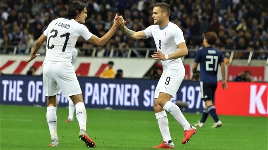 VIDEO | Spectacol total într-un amical de gală! Şapte goluri înscrise în Japonia - Uruguay. Gafă incredibilă la una dintre reuşite 