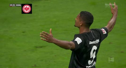 VIDEO | Dusseldorf, umilită de Eintracht Frankfurt, într-un meci în care s-au marcat nu mai puţin de opt goluri