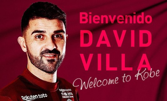 VIDEO | Merge lângă Iniesta! OFICIAL: David Villa va juca în Japonia pentru Vissel Kobe