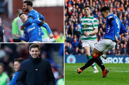 VIDEO | Spectacol în Old Firm, într-un meci decis de Ryan Kent. Rangers şi Celtic se bat din nou pentru titlu în Scoţia