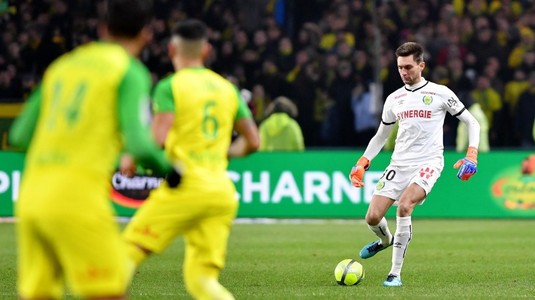 Înfrângere pentru Nantes în derby-ul cu Rennes. Tătăruşanu a fost integralist pentru "canari"